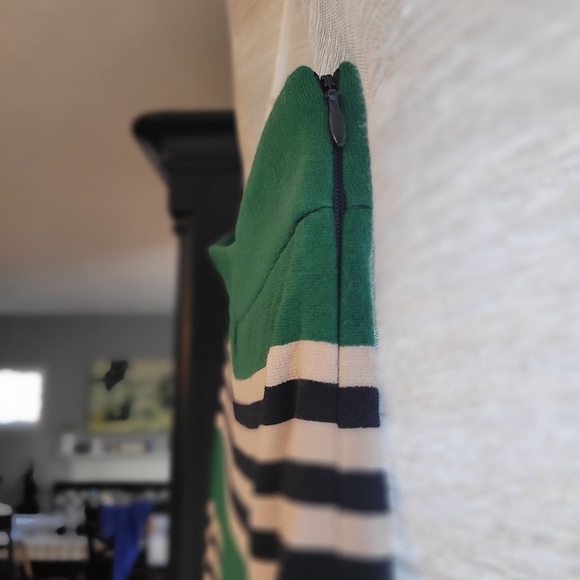 Pearl‎ by Lela Rose Green, Navy, and Ivory (more white) Pants - Picture 4 of 7